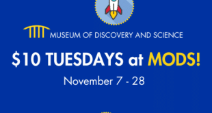 $10 Tuesdays at Museum of Discovery & Science in Fort Lauderdale November 2023