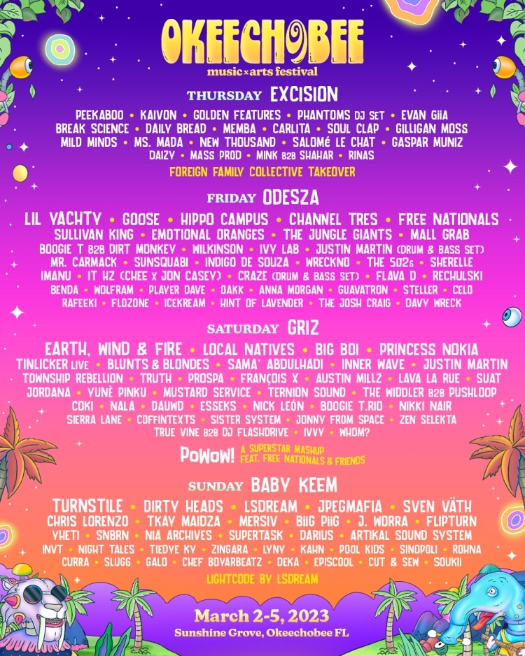 Okeechobee Festival 2023 Lineup